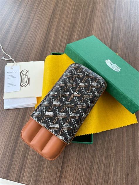 airpods case goyard|maison Goyard cigar case.